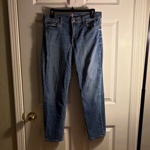 7 for All Mankind Women’s Blue Ankle Jeans